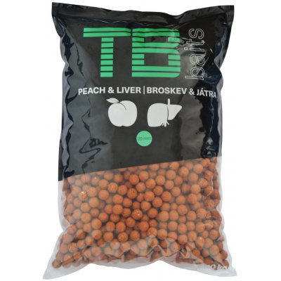 TB Baits boilies Peach Liver 10kg 24mm