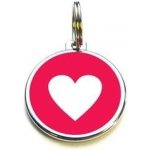 PH Srdce červené ocelové S jednostranně – Zboží Mobilmania