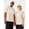 Pánské sportovní tričko New Era League Essential CF Oversized MLB New York Yankees Oatmeal/White