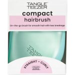 Tangle Teezer Compact Styler Teal Matte Chrome kartáč na rozčesávání vlasů metalický tyrkysový – Zboží Dáma