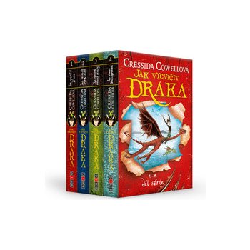 Jak vycvičit draka 1.-4. díl 4 knihy - Cressida Cowell