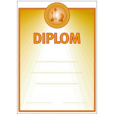 DS07a Diplom šachy – Zboží Dáma