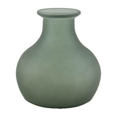 Váza LISBOA, 21cm, zelená matná|Vidrios San Miguel|Recycled Glass – Hledejceny.cz