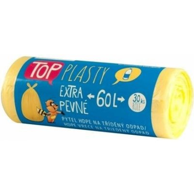 Pytel na třiděný odpad plast 60l 30ks žlutý – Sleviste.cz