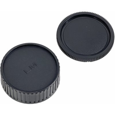 Film-Technika Přední a zadní krytka na objektiv Leica M Nikon F – Zboží Mobilmania