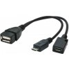 usb kabel Gembird A-OTG-AFBM-04 USB OTG AF to micro BM + micro BF, 0,15m