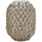 Skleněná váza s jutovým opletením Narona - Ø16*21 cm - Light & Living – Hledejceny.cz