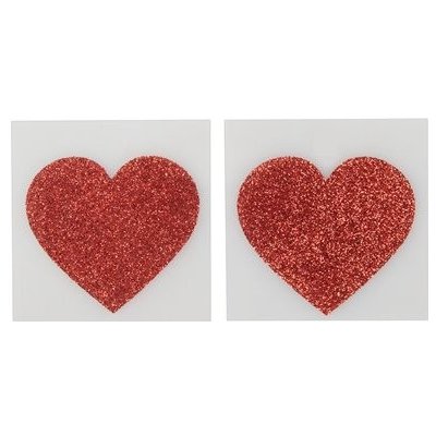 Lepítka na bradavky Titty Stickers heart | Cottelli – Zboží Dáma