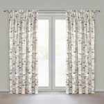 EUROFIRANY ZATEMŇOVACÍ ZÁVĚS NA PÁSCE LUIZA 140X270 CM KVĚTY – Hledejceny.cz