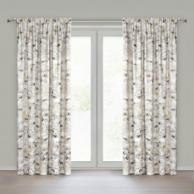 EUROFIRANY ZATEMŇOVACÍ ZÁVĚS NA PÁSCE LUIZA 140X270 CM KVĚTY – Hledejceny.cz
