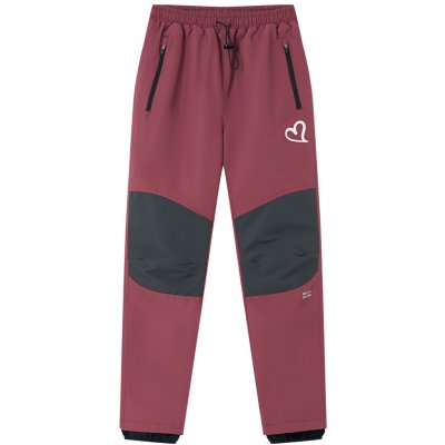 Wolf & Wolfie B2577 Dívčí zimní kalhoty vínová – Zboží Dáma