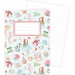 Argus Školní sešit 644 Alice’s adventures in Wonderland A6 linkovaný – Zboží Dáma