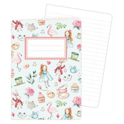 Argus Školní sešit 644 Alice’s adventures in Wonderland A6 linkovaný – Zboží Dáma