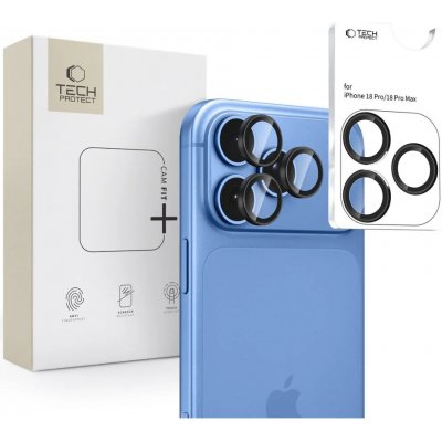 Tech-Protect Camring Fit+ ochrana fotoaparátu pro iPhone 18 Pro / 18 Pro Max - Černá – Zboží Mobilmania