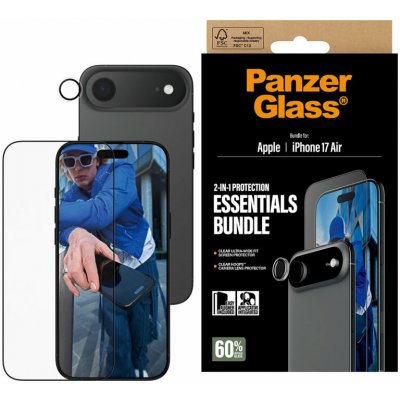 PanzerGlass Bundle Essentials 2v1 pro iPhone 17 Air PG78981 – Zboží Živě