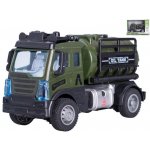 Toys Auto vojenské 13cm zpětný chod s cisternou v krabičce