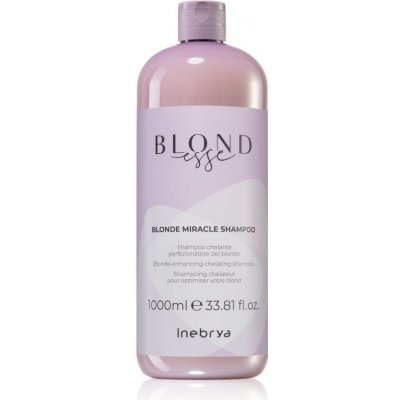 Inebrya BLONDesse Blonde Miracle Shampoo čisticí detoxikační šampon pro blond vlasy 1000 ml – Zboží Mobilmania