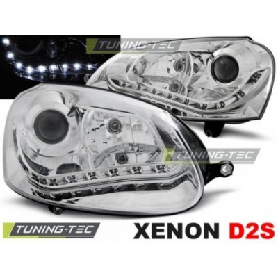 Světla přední VW GOLF 5 DAYLIGHT CHROME XENON | Zboží Auto