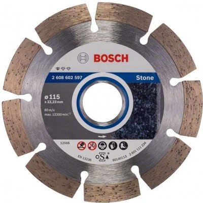 BOSCH Standard for Stone 115x22.23x1.6x10mm 2.608.602.597 2.608.602.597 – Zboží Mobilmania