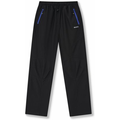 Wolf chlapecké outdoorové kalhoty T2551 modré zipy černá – Zbozi.Blesk.cz
