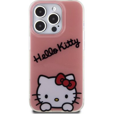 Hello Kitty IML Daydreaming Logo Apple iPhone 15 Pro, růžové
