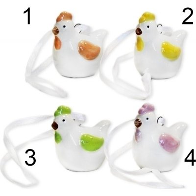 Slepice závěs keramika 4cm mix – Hledejceny.cz