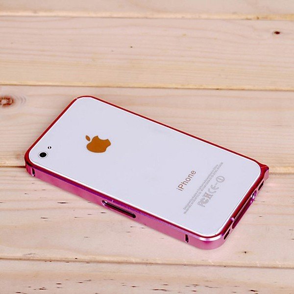 Pouzdro a kryt na mobilní telefon Pouzdro LOVE MEI tl. 0,7 mm Apple iPhone 4 / 4S - tmavě růžové