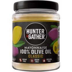 Hunter Gather Mayonnaise 100% Olive Oil Classic 240 g