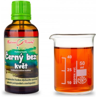 Bylinné kapky Pavlovy bylinné kapky Černý bez květ tinktura 50 ml – Hledejceny.cz