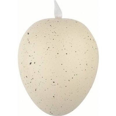 Velikonoční vejce plastové Kropenaté béžové 15 cm – Zboží Dáma