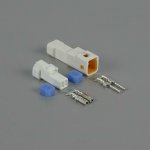 Sada vodotěsného konektoru 0.9 mm, 2 póly
