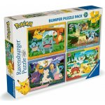 Ravensburger 056514 Pokémon 4x100 dílků – Zboží Dáma