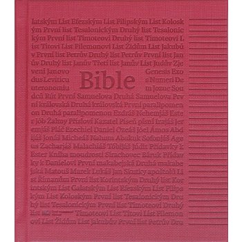 Česká biblická společnost Poznámková Bible korálová