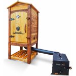 Grillpal dřevěná udírna Profi Smoker XXL 75x75, 414 l, bezbarvá/teak