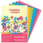 Happy Color Blok Deco Summer A4 170g 20 listů 5 barev HA 3817 2030 120 – Hledejceny.cz