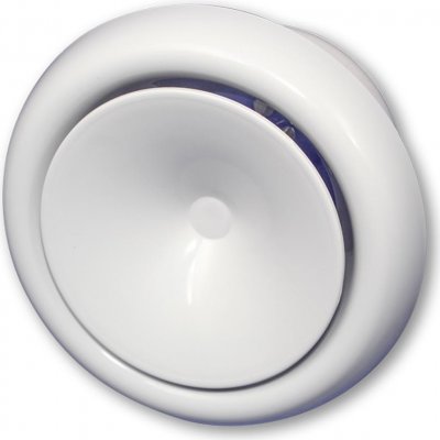Mikawi Anemostat talířový ventil přívodní s límcem d100 mm bílá 14-0428 – Hledejceny.cz