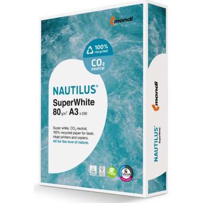Nautilus A3, 80 g/m2, 500 listů – Zboží Živě