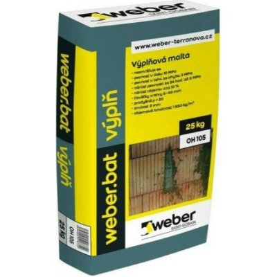Weber WeberBat rapid Potěr betonový 25 kg – Zboží Mobilmania