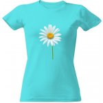 Tričko s potiskem Kopretina dámské Atoll blue – Zboží Dáma