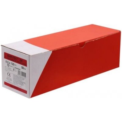 HPM TEC RAPI-TEC SK 8,0x120/50+R (balení 50 ks) - stavební vruty do dřeva, polozávit, pozink, talířová hlava, TORX T40 – Hledejceny.cz