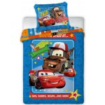 EU Dětské bavlněné povlečení CARS s burákem 100 × 135 cm 40 × 60 cm – Zboží Mobilmania
