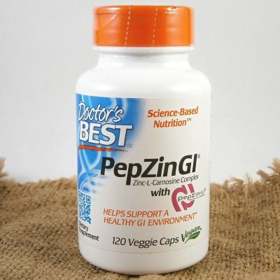 Doctor's Best Zinc-Carnosine Complex with PepZin GI x 120 rostlinných kapslí