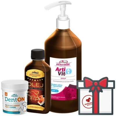 Vitar Veterinae ArtiVit sirup 1000 ml DentOn lososový olej 200 ml 100 g – Hledejceny.cz