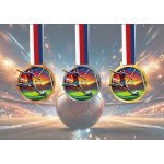 Akrylátová medaile Fotbal Zlatá – Sleviste.cz