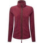 Premier mikina Artisan PR 824 na zip fleecová dámská Burgundová/hnědá – Zboží Dáma
