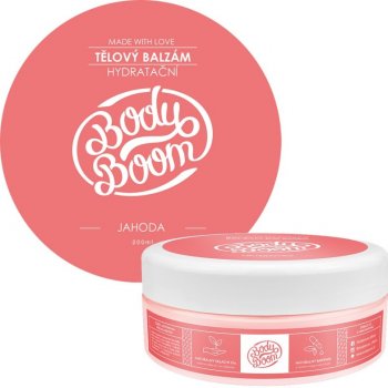 Body Boom tělový balzám Jahoda 200 ml