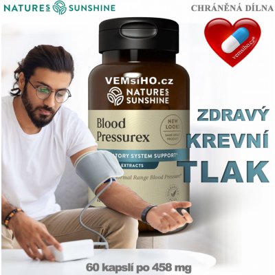 Nature’s Sunshine Blood Pressurex 60 kapslí po 458 mg – Hledejceny.cz