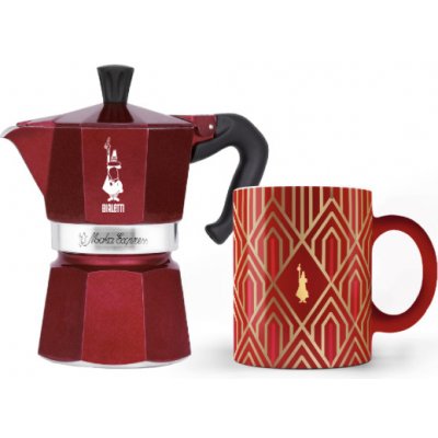 Bialetti set Moka Express Deco Glamour 3 porcí + 1x hrneček – Hledejceny.cz