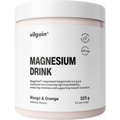 Vilgain Magnesium Drink Mango a pomeranč 325 g – Hledejceny.cz