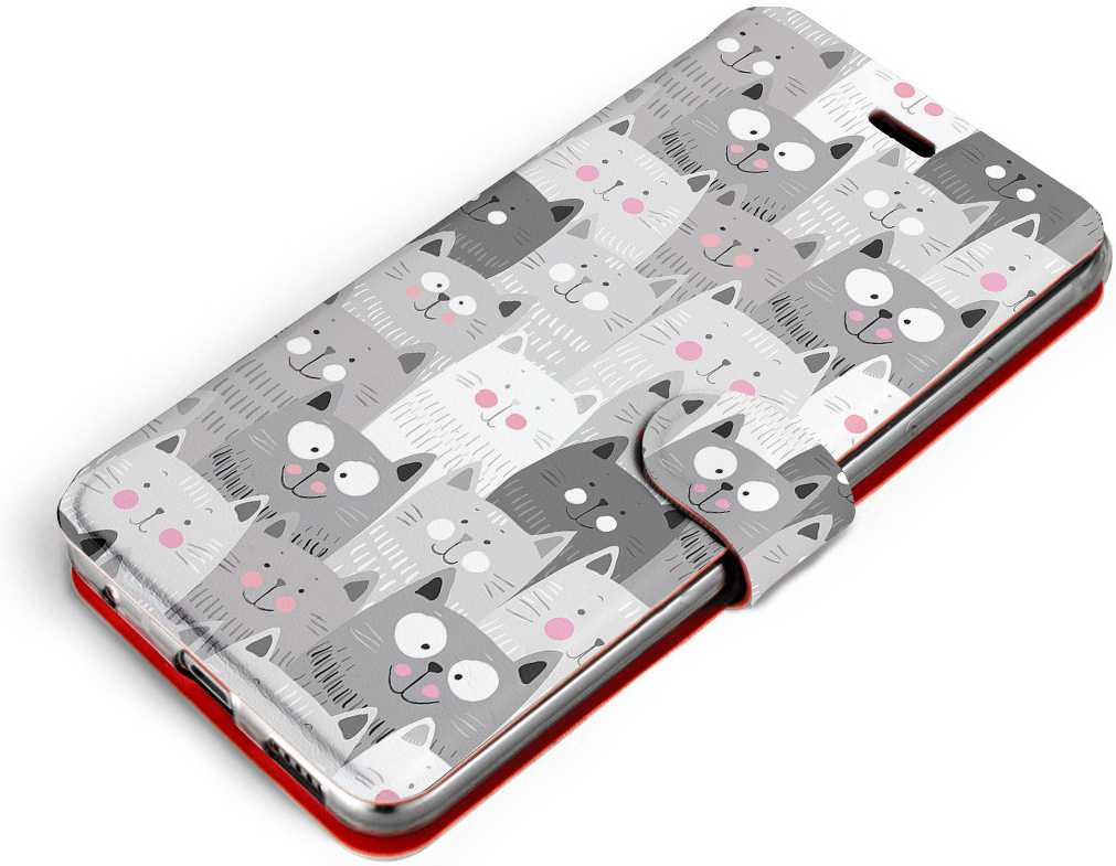 Pouzdro Mobiwear Flip Xiaomi Redmi Note 11 / 11S M099P Kočičky